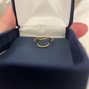 Mejuri 14kt oval ring
